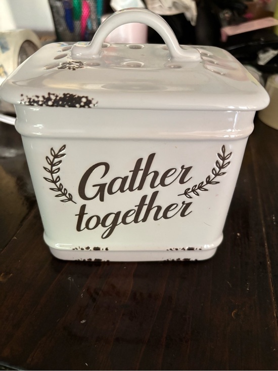 Scentsy Other - Scentsy Gather Together Element Wax Warmer Farmhouse Rustic Ceramic Retired